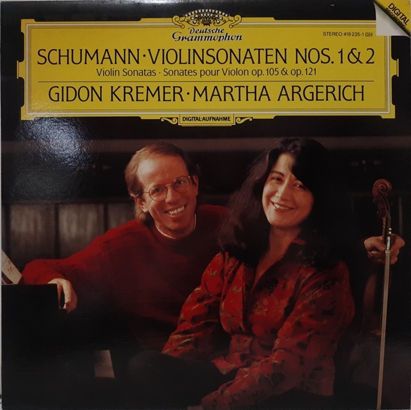 Schumann : Violinsonaten Nos.1 &amp; 2 GIDON KREMER MARTHA  ARGERICH