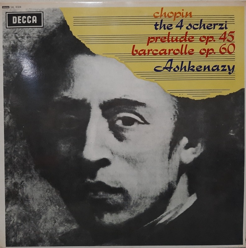 Chopin / ASHKENAZY THE 4 SCHERZI 전주곡 C샤프단조 스케르쪼 Barcarolle 뱃노래