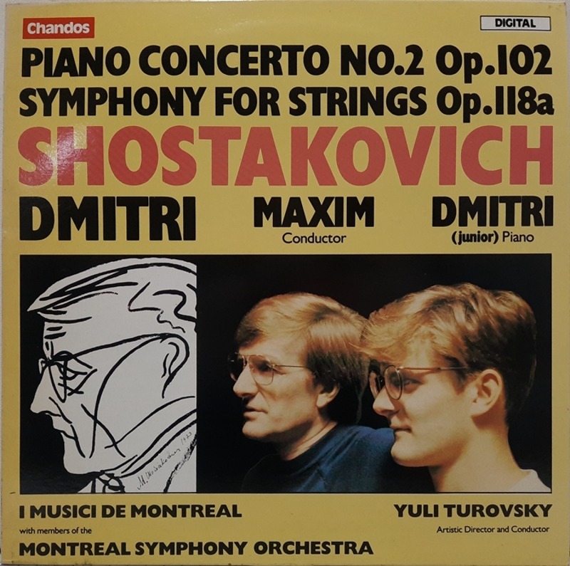 SHOSTAKOVICH / Piano Concerto No.2, Symphony for Strings DMITRI MAXIM