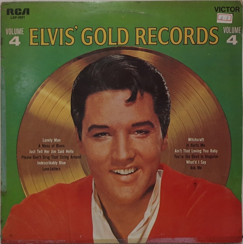 ELVIS PRESLEY / ELVIS&#039; GOLD RECORDS VOL.4 Witchcraft Lonely Man