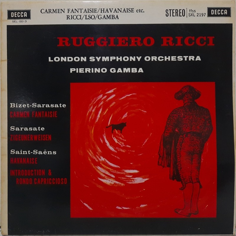 RUGGIERO RICCI : Bizet-Sarasate Carmen Fantaisie, Etc.