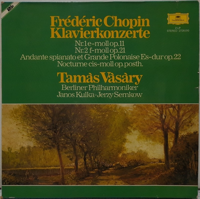 Chopin / Klavierkonzerte No.1 &amp; No.2 TAMAS VASARY 2LP(GF)(수입)